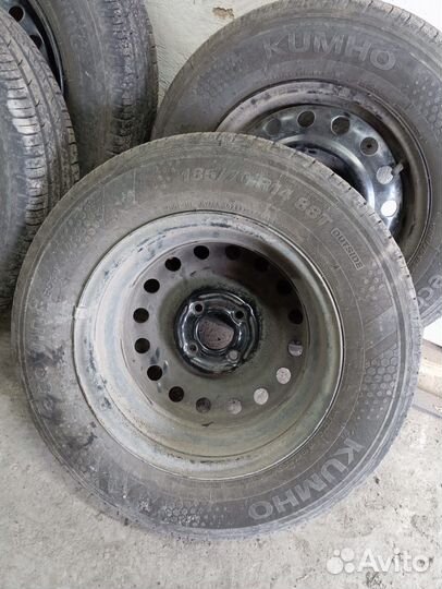 Колеса летние r14 на рено логан