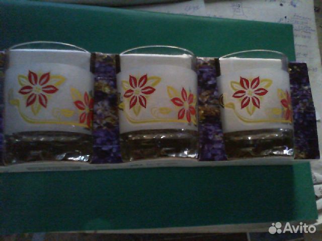 Набор из 3-х толстостенных стаканов