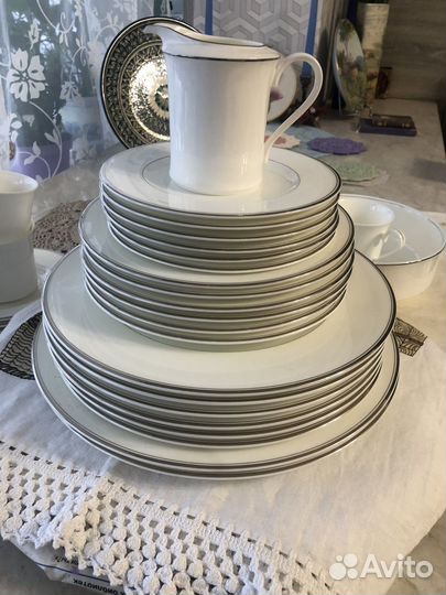 Посуда Mikasa Bone China Car 45 Century Platinum