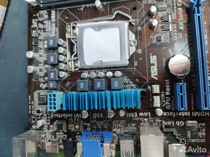 Материнская плата asus P8H77-V LE, LGA 1155, Intel