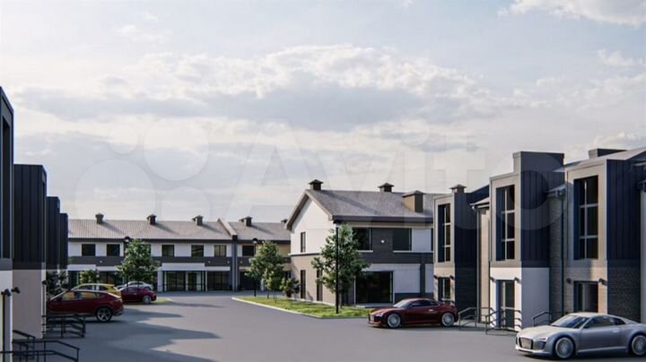 Таунхаус 73,2 м² на участке 2 сот.