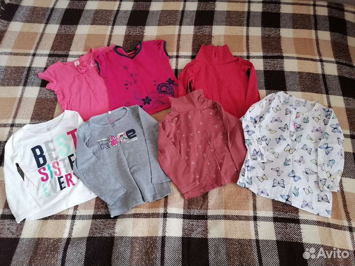 Вещи пакетом на девочку 98-104 см