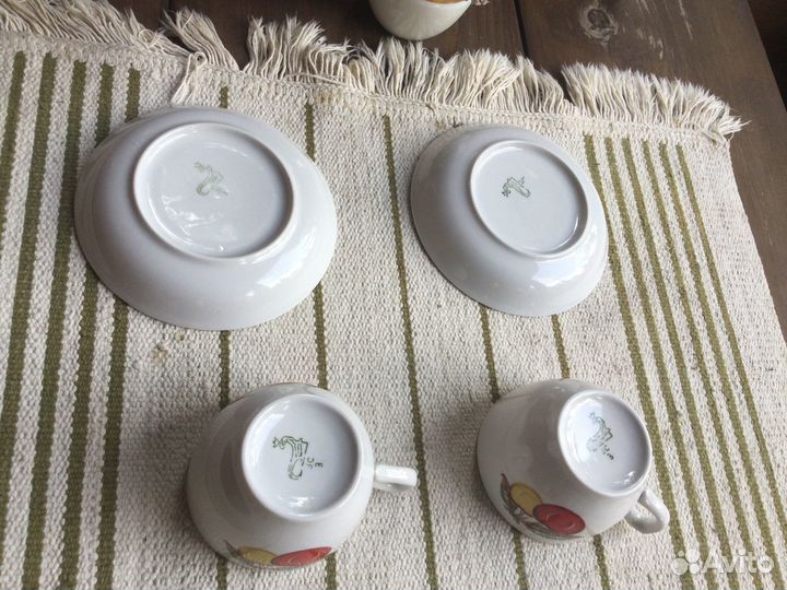 Чайная пара фарфор СССР