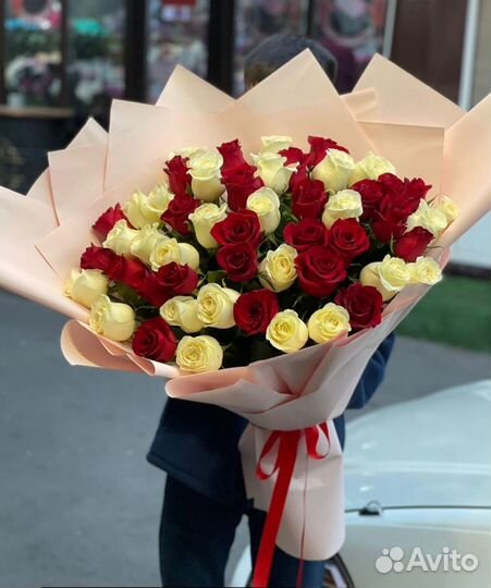 Большой букет из роз с доставкой