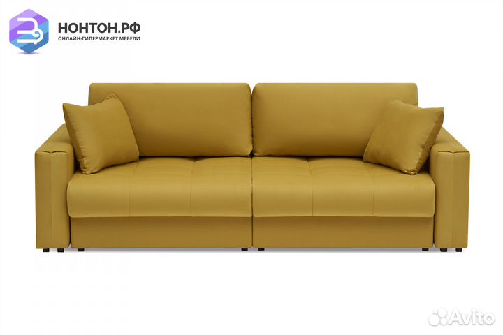 Диван тик-так Монарх горчичный