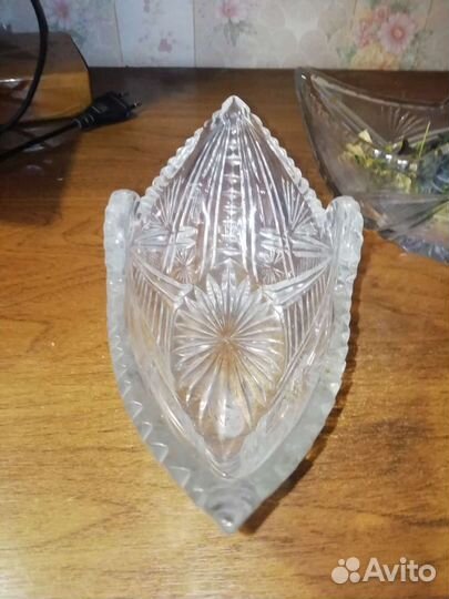 Канфетницы хрустальные