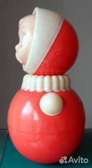 Аленка игрушка неваляшка 20 см целлулоид Котовск