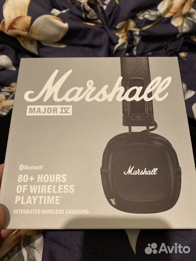 Коробка от наушников Marshal major 4