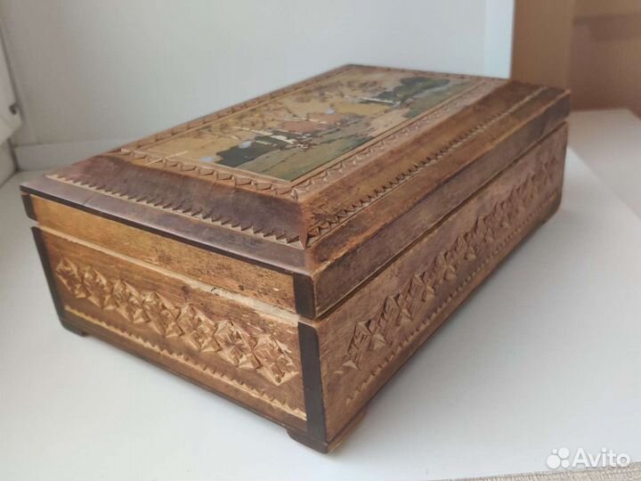 Винтажная шкатулка СССР