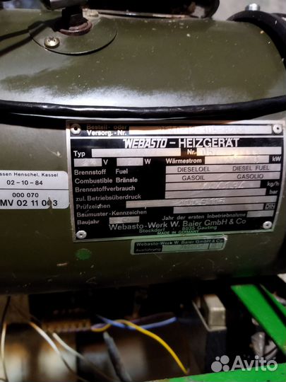 Дизельная пушка webasto hl10011
