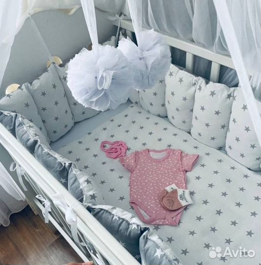 Бортики с одеялом