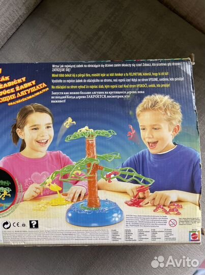 Настольная детская игра лягушки