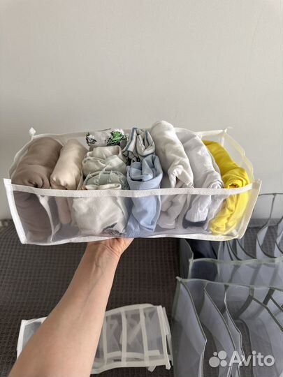 Органайзер коробка для хранения вещей белья одежды