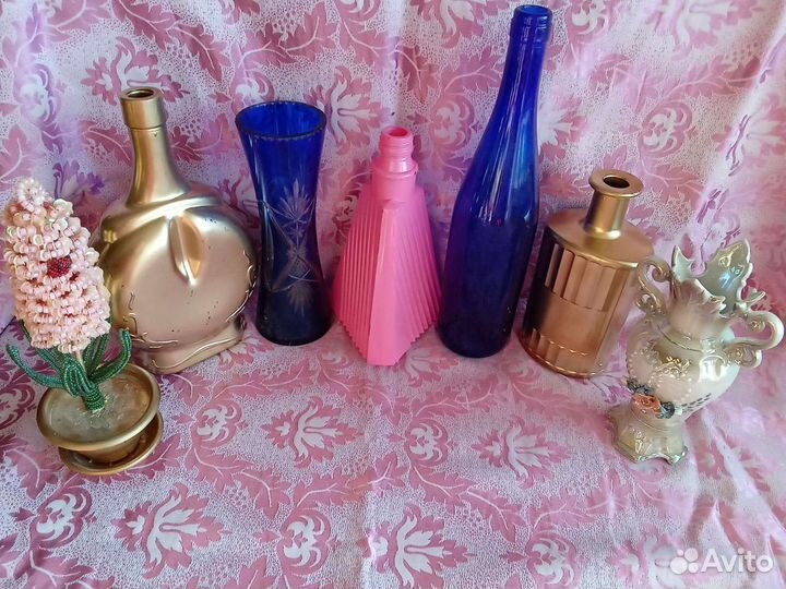 Вазы, декоративные бутылки