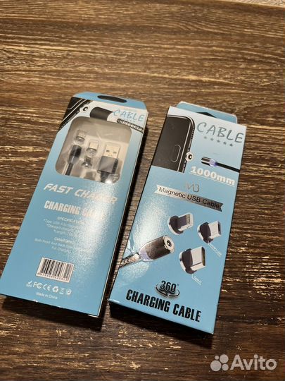 Провод зарядный на магните с подсветкой Type-C