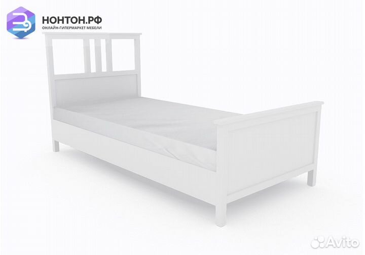 Кровать одинарная khimki 0.9 м белая