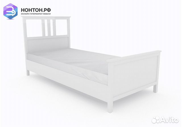 Кровать одинарная khimki 0.9 м белая