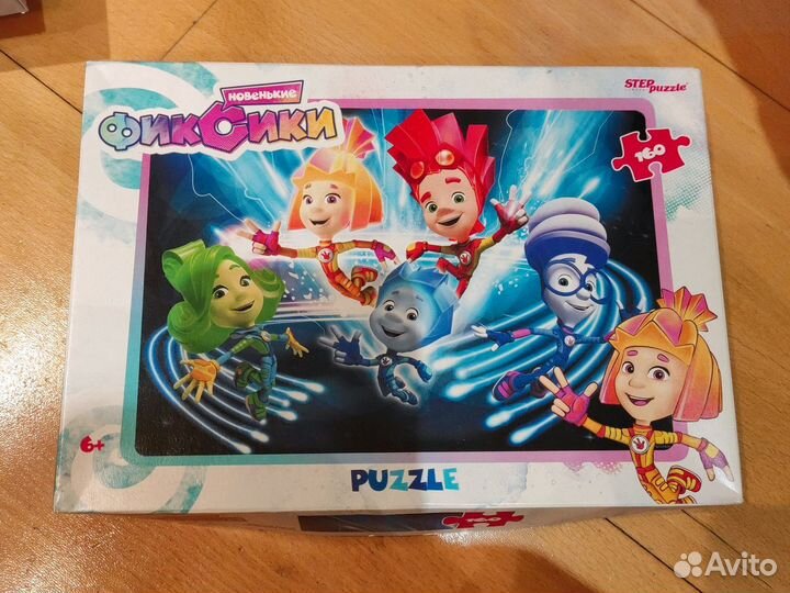 Пазлы 100 + пакетом