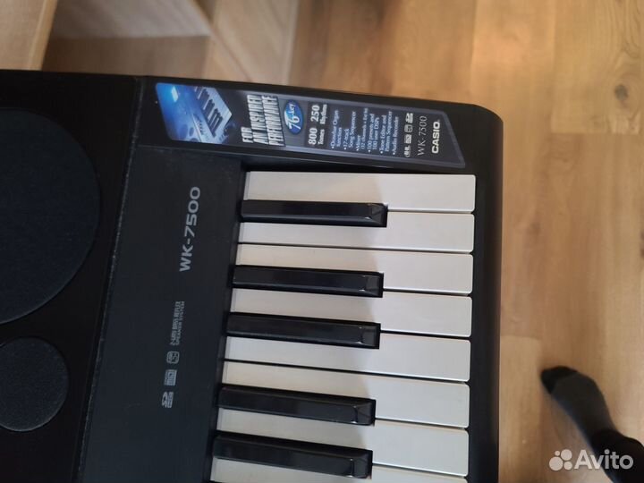 Синтезатор casio wk7500