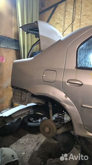 Крыло заднее правое Renault Logan