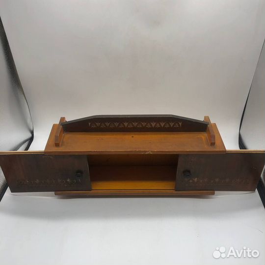 Деревянная полка, аптечка, СССР винтаж
