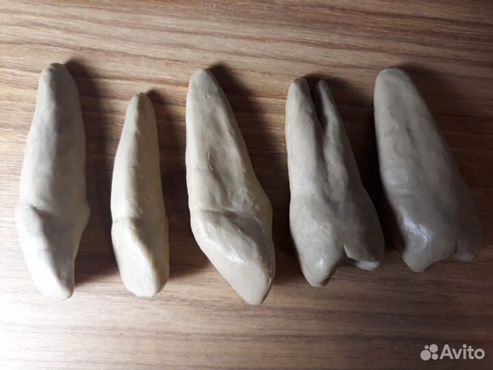 Зубы из пластилина