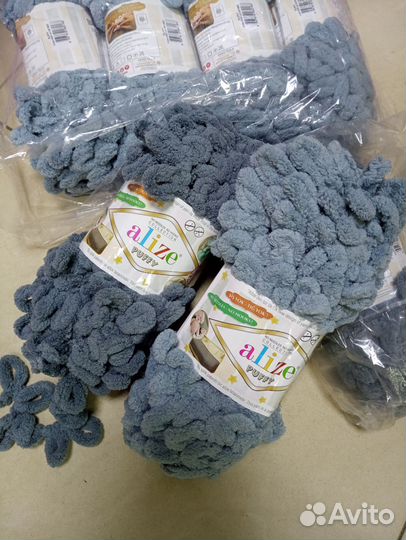 Пряжа Ализе Пуффи для вязания цвет 87, 428