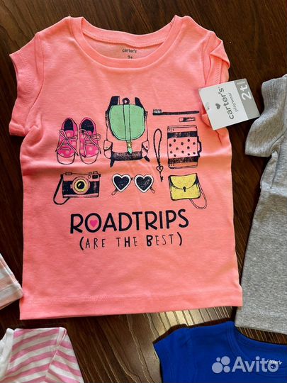 Одежда новая carters для девочки 24 мес. 92 раз