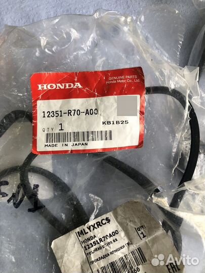 Комплект прокладок клапанных крышек honda J35Z