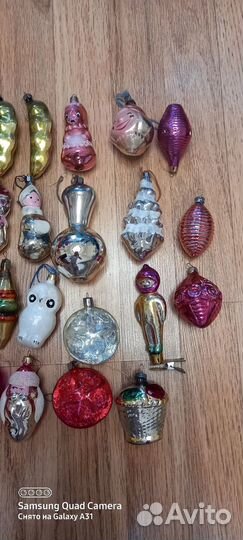 Елочные игрушки СССР