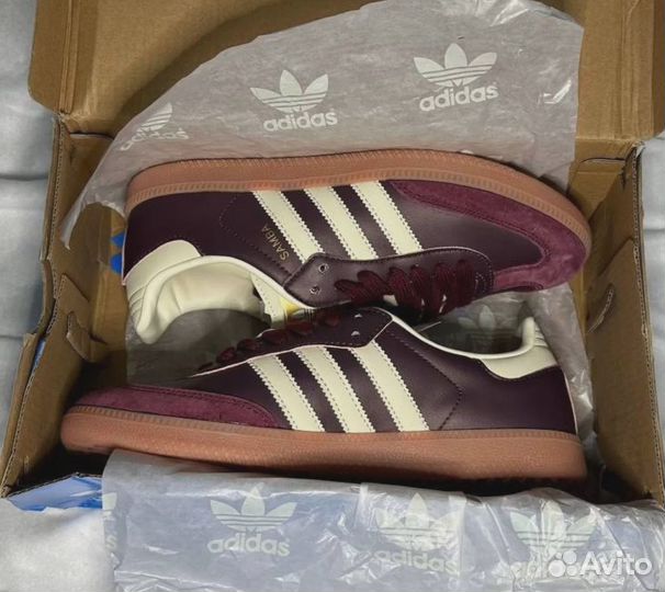 Adidas Samba OG Maroon оригинал