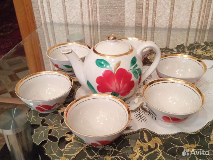 Чайный сервиз Ташкентский фарфоровый завод