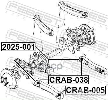 Сайлентблок рычага jeep grand cherokee 97-04 CR