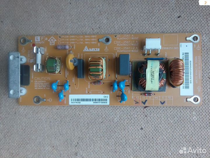 Sharp lc-42xl2ru в разборе