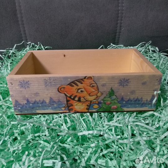 Коробочки деревянные