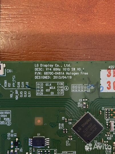 6870c-0481a от Lg 49lb620v