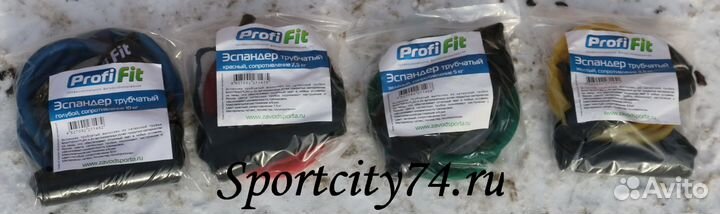 Эспандер трубчатый ZSO Profi-Fit зеленый сопротивл