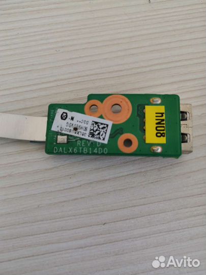 Плата USB с шлейфом HP Pavilion dv6 dalx6TB14D0