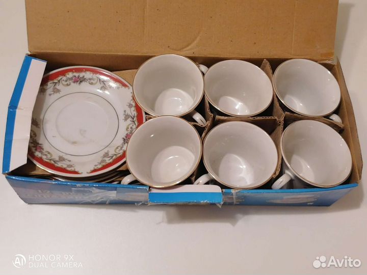 Чайный сервиз новый в коробке