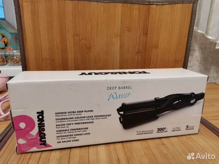 Щипцы тройные toni & GUY deep barrel waver