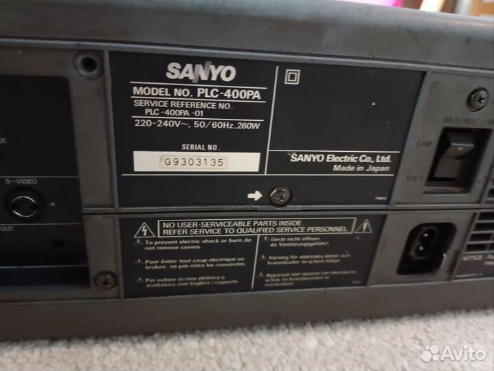 Проектор Sanyo PLC-400PA