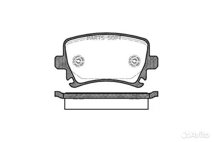 Road house 2103100 Колодки торм. диск