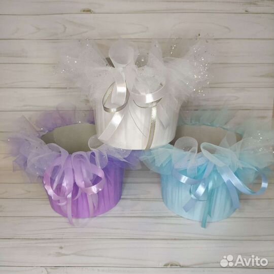 Упаковка для цветов. Цветочная коробка