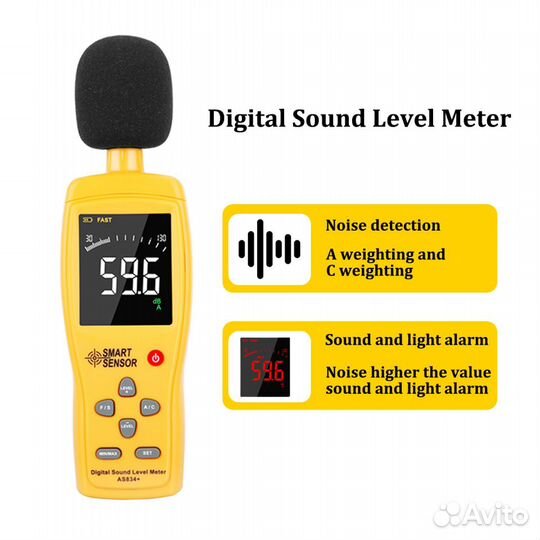 Цифровой измеритель уровня шума