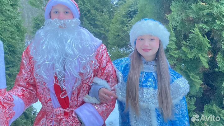 Поздравление от Деда Мороза и Снегурочки