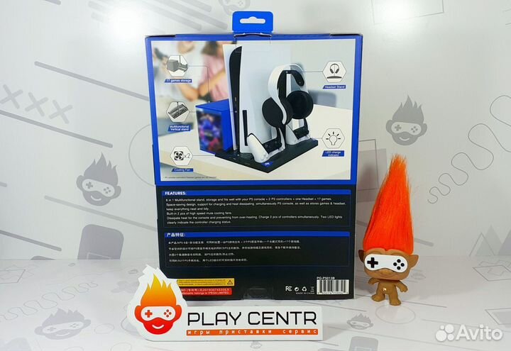 Охлажд/зарядн подставка для PS5 новая iPega P5013B