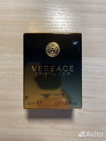 Versace crystal noir eau de toilette духи пробник