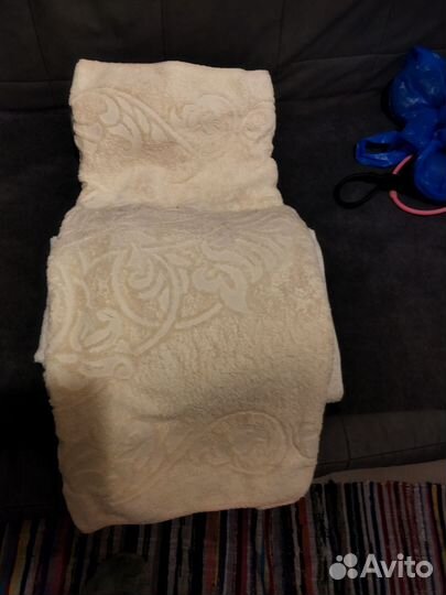 Полотенце банное махровое бу