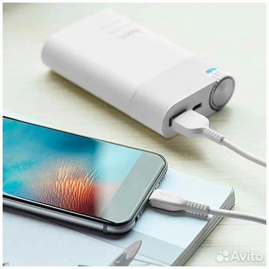 Кабель USB - микро USB hoco X20, 1.0м, круглый, 2