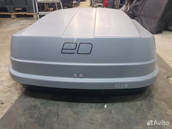 Автобокс 350 литров серый